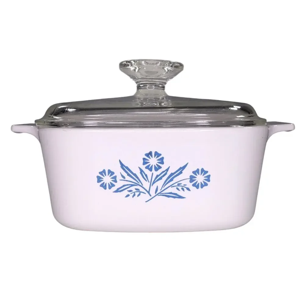 Corning Ware Blue Cornflower 1.5 Qt with lid A-1 1/2-B Vintage 1.5 Qt
